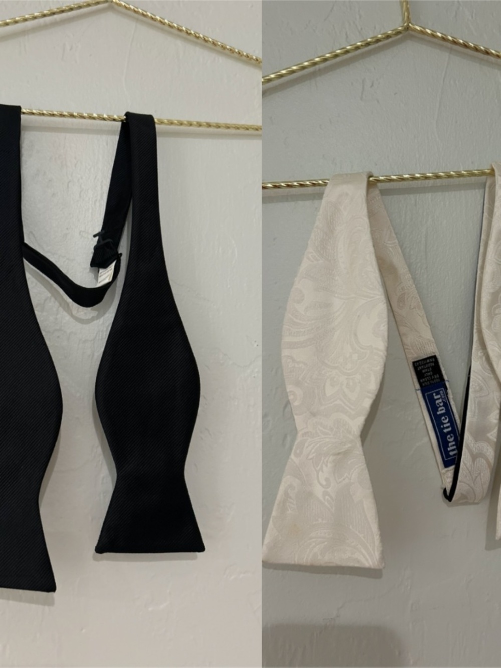 Lot of 2 bow ties from The Tie Bar .com